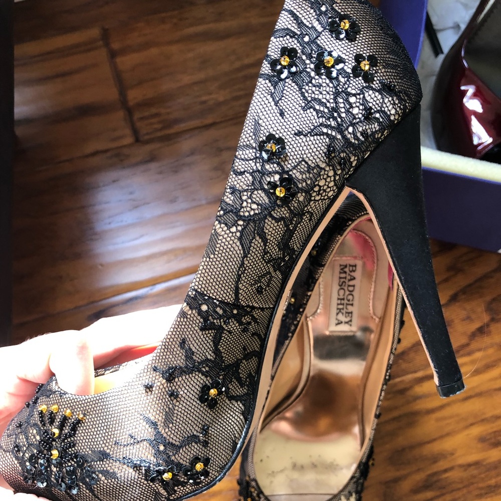 Fancy high heel pumps